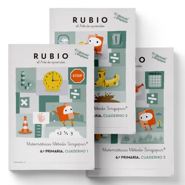 Matemáticas Método Singapur 6. º Primaria Rubio Matemáticas Método Singapur 6. º Primaria Rubio
