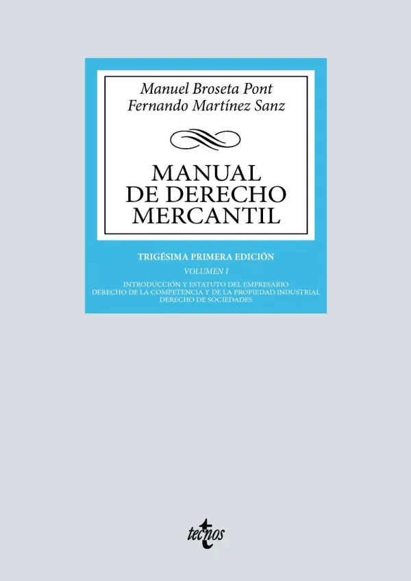Manual de Derecho Mercantil Manual de Derecho Mercantil