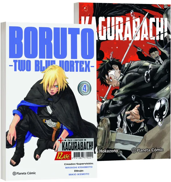 Boruto: Two Blue Vortex Nº 04 + Kagurabachi Nº 01 (Pack Especial) Boruto: Two Blue Vortex Nº 04 + Kagurabachi Nº 01 (Pack Especial)