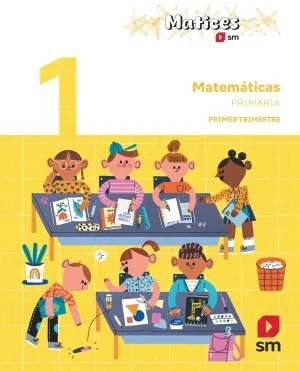 1Pri Matemáticas. 1 Primaria. Trimestres. Matices