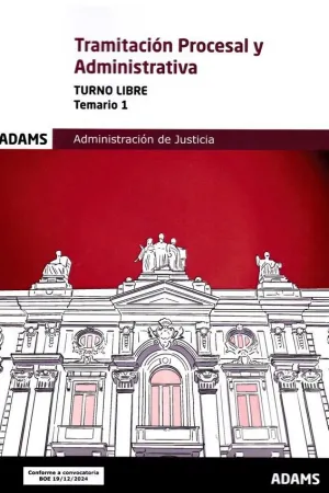 Tramitación Procesal y Administrativa Turno Libre Temario 1