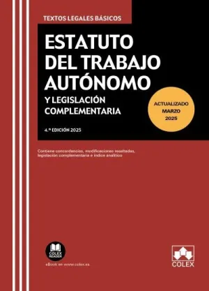 Estatuto del Trabajo Autónomo y Legislación Complementaria