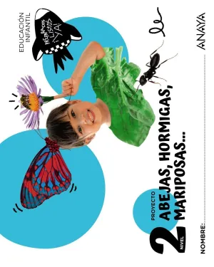 4Años Abejas, Hormigas, Mariposas... Nivel 2