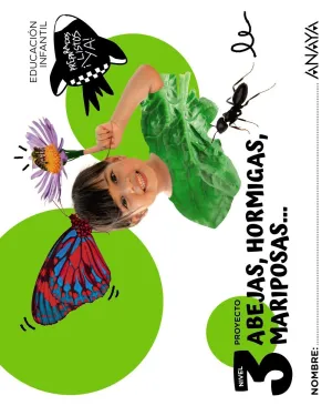 5Años Abejas, Hormigas, Mariposas... Nivel 3