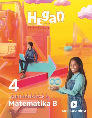 Matematika B. 4 Bigarren Hezkuntza. Hegan