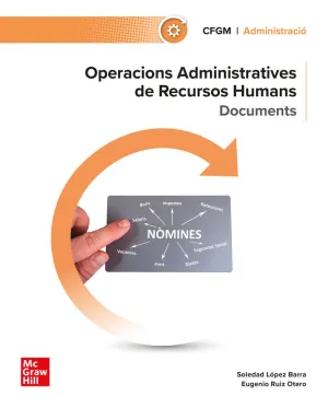 Llibre de Documents. Operacions Administratives de Recursos Humans