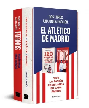 Pack 120 Historias del Atletico de Madrid ; Eternos Simeone y Aragones