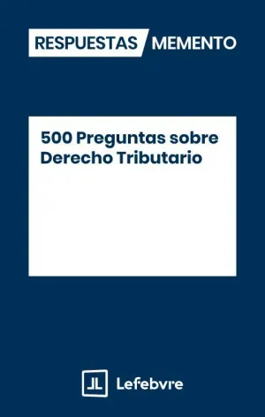 500 Preguntas Sobre Derecho Tributario