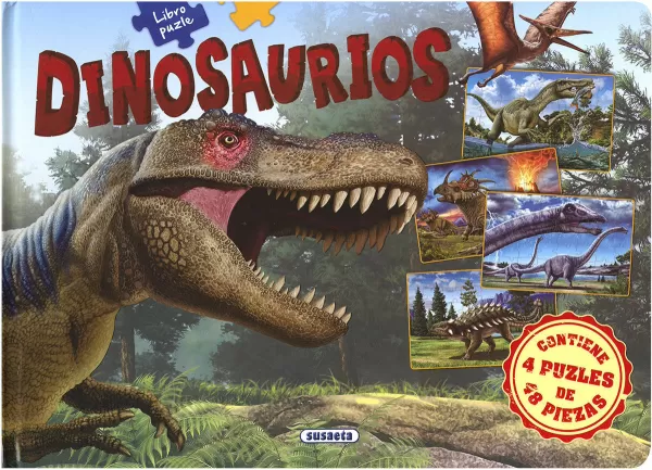 Libro y puzle Dinosaurios