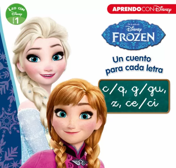 Frozen Un Cuento Para Cada Letra C Q G Gu Z Ce Ci Leo Con Disney Nivel 1 Vv Libro En Papel